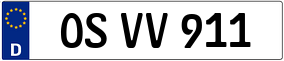 Truck License Plate